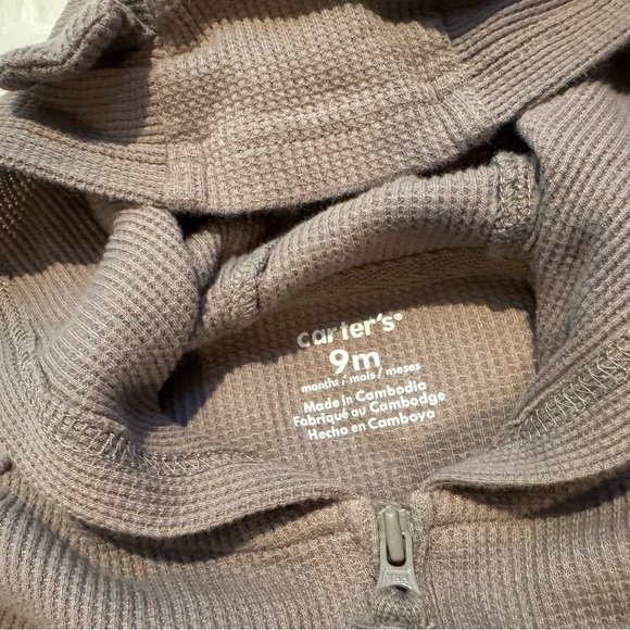 Carter’s Baby Boy Brown Bear Jumpsuit Size 9 Months - Picture 3 of 6